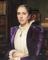 Portrait Of A Lady In Velvet Coat - Sarah Cecilia Harrison