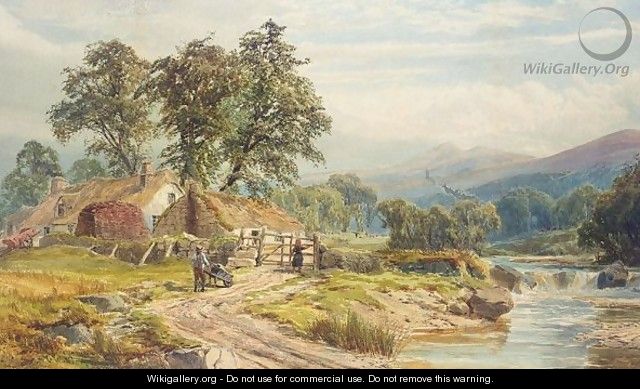 A Cottage Near Roundwood, County Wicklow - John Faulkner