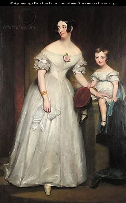 Portrait Of A Mother And Child - Nicholas Joseph Crowley