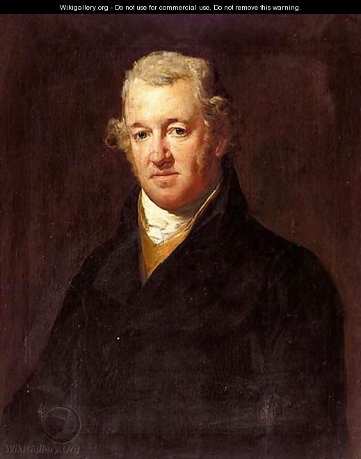 Portrait Of Hans Hamilton Of Sheephill - (after) Hugh Douglas Hamilton