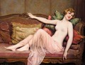 Reclining Nude - Francois Martin-Kavel