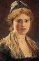 Portrait Of A Woman - (after) Franz Von Defregger