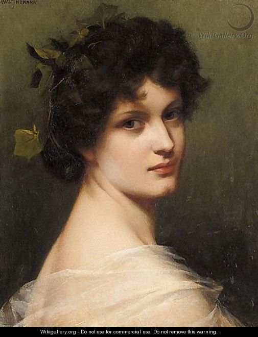 Portrait Of A Lady - Friedrich Paul Thumann