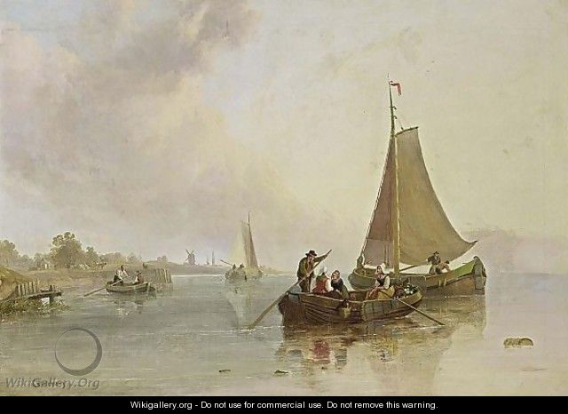 The Boat Trip - Christiaan Cornelis Kannemans