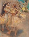 Danseuses Pres D'Un Portant - Edgar Degas