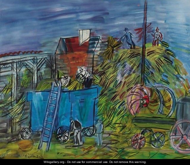 Depiquage A La Machine Bleue - Raoul Dufy