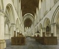 Haarlem The Interior Of The St. Bavo - Isaak Nickelen
