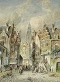 A View Of The Jewish Quarter, Amsterdam - Charles Henri Leickert