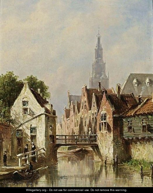 A View Of Alkmaar - Pieter Gerard Vertin
