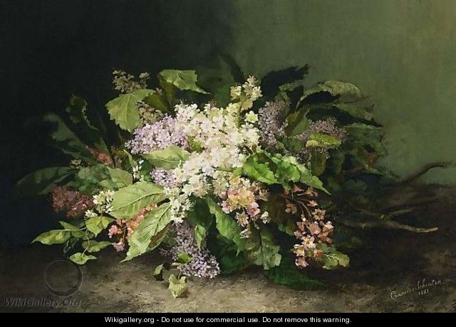 A Flower Still Life With Lilacs - Cornelia Schouten