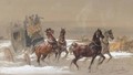 The Carriage With Four Horses - Nikolai Egorovich Sverchkov