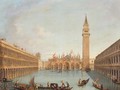 View Of The Flooded Piazza San Marco, Venice, December 9, 1825 - Vincenzo Chilone