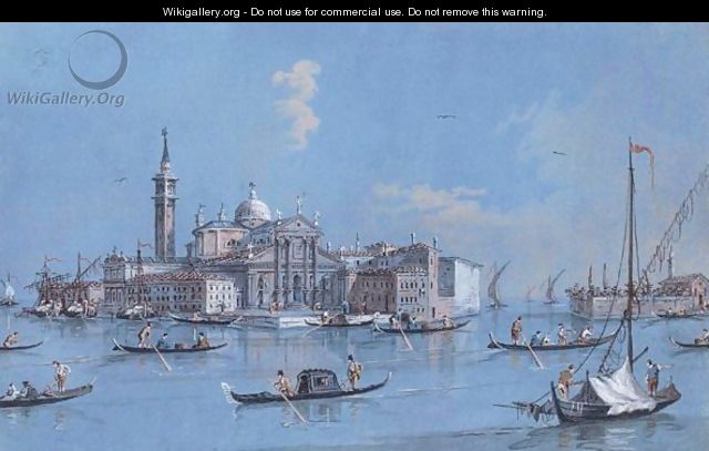 View Of San Giorgio Maggiore, Venice 2 - Giacomo Guardi
