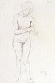 Female Nude - Lev Samoilovich Bakst