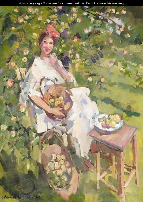 Apples In The Garden - Konstantin Alexeievitch Korovin