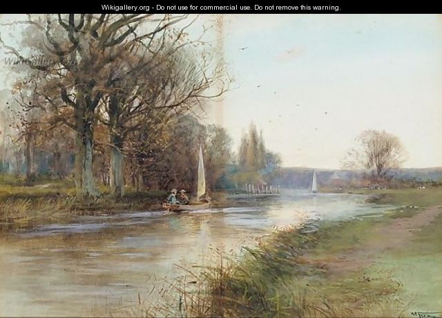 Near Marlow On The Thames - Henry Charles Fox
