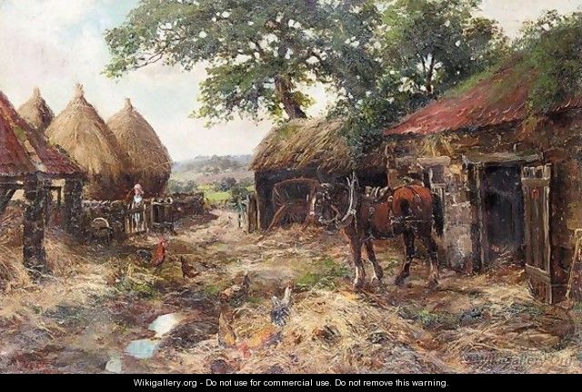 The Farmyard - John Falconar Slater
