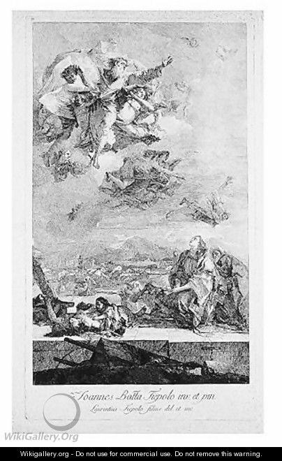 St Thecla Imploring God To End The Plague In Este - Lorenzo Tiepolo