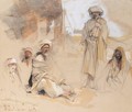 Study Of A Bedouin Encampment In The Desert - John Frederick Lewis