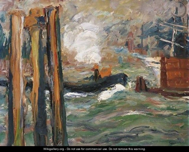 Vom Hafen, Hamburg II (From The Harbour, Hamburg II) - Emil Nolde
