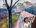 Street In Kragero - Edvard Munch