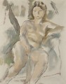 Femme Nue Assise - Jules Pascin