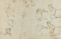 Etude De Chevaux - Eugene Delacroix