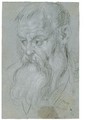 Head Of A Bearded Man - (after) Alessandro Maganza