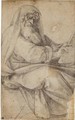 A Seated Prophet - (after) Giuseppe (d'Arpino) Cesari (Cavaliere)