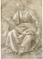 Study For A Seated Prophet - Luca Signorelli