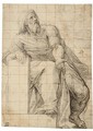 Study For A Seated Prophet - Cristoforo Casolani