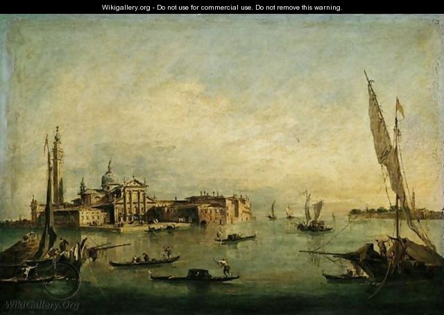 Venice, A View Of San Giorgio Maggiore - Francesco Guardi