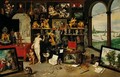 The Sense Of Sight And Touch - Jan, the Younger Brueghel