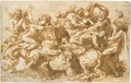 The Battle Of The Centaurs And Lapiths - Prospero Fontana