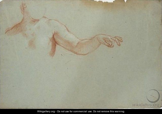 An Outstretched Arm - Study - (after) Carlo Maratta Or Maratti