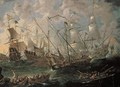A Sea Battle Between Moors And Christians - Gaspard van Eyck
