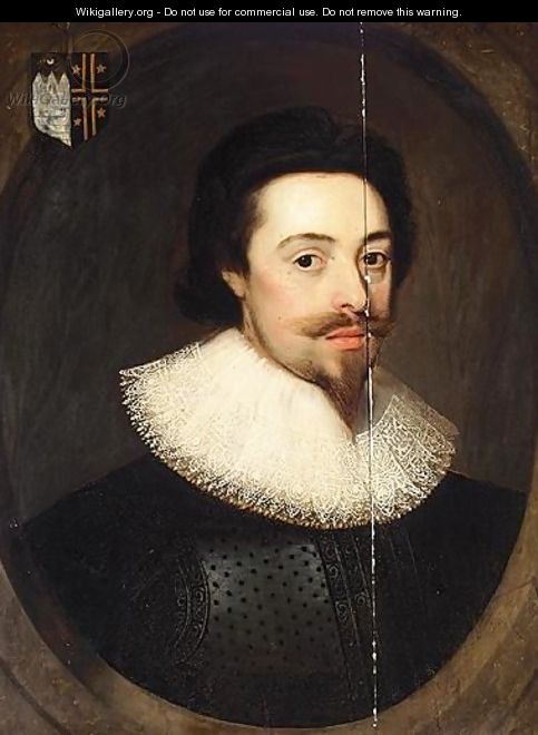 Portrait Of Sir Thomas Reynell (1588-1665) - (after) Johnson, Cornelius I