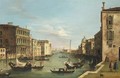 Venice, A View Of The Grand Canal Looking East, From The Campo Di San Vito - (after) (Giovanni Antonio Canal) Canaletto