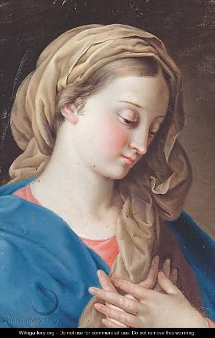 The Virgin Annunciate - (after) Pompeo Gerolamo Batoni
