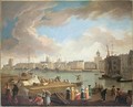 View Of The Port Of La Rochelle, From La Petite Rive - (after) Claude-Joseph Vernet