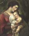 Madonna And Child - (after) Sir Peter Paul Rubens