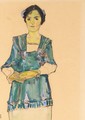 Madchen Mit Gestreifter Bluse (Girl With Striped Blouse) - Egon Schiele