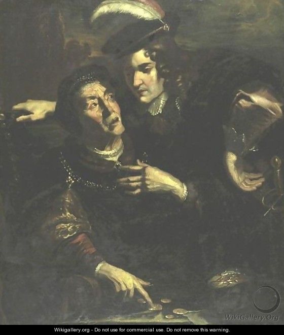 The Merchant - (after) Rembrandt Van Rijn
