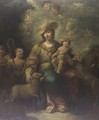 The Divine Shepherdess - Flemish School