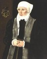 Portrait Of Dorothea Haffnerin - Thamas Zehetmayr