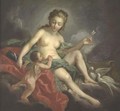 Venus And Cupid - French School