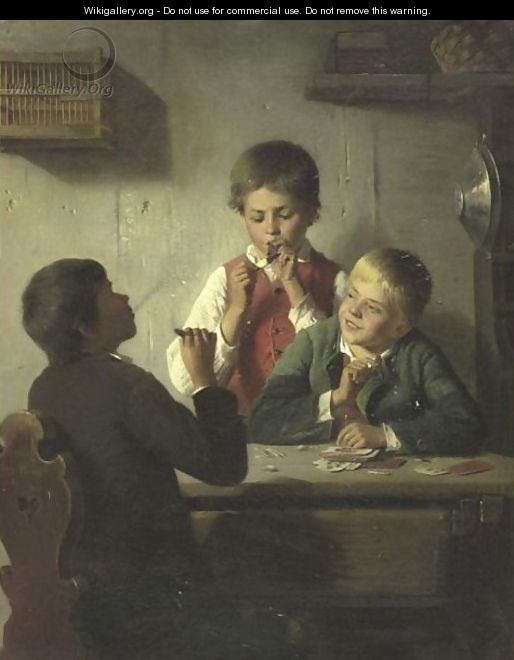 The Young Smokers - August Heyn