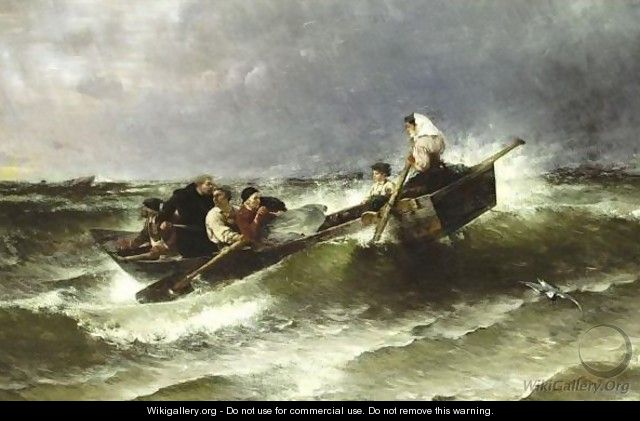 Going To The Rescue - Joseph Wopfner