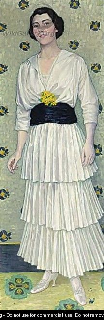 A Portrait Of Mevrouw Nijhoff-Seldorff, Full Length - Wilhelm List