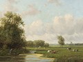 Cows In A Dutch Polder Landscape - Willem Vester